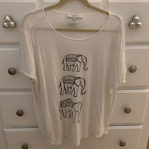 Elephant graphic tee